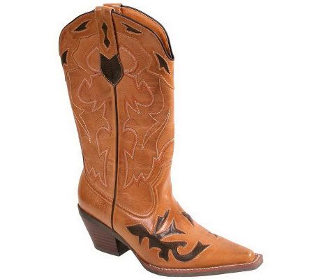 Nomad Mustang Womens Polished Cowboy Boots - A326306