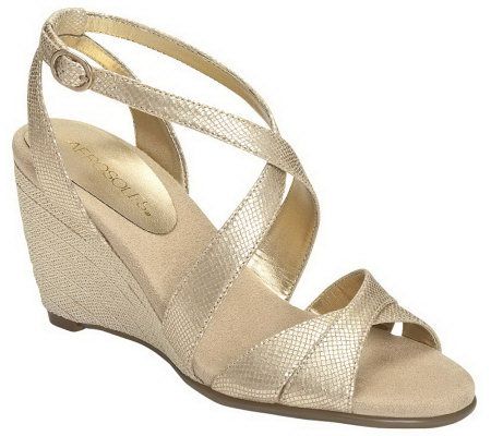 Aerosoles Bronze Age Wedge Sandals - A328406