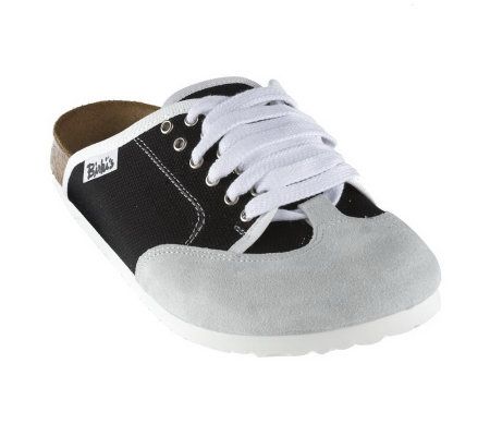 Birkis Canvas Lace-up Comfort Clogs - A199707