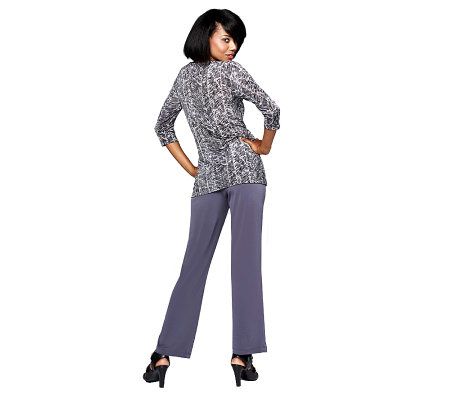 Effortless Style by Citiknits Tunic and Pants Set
