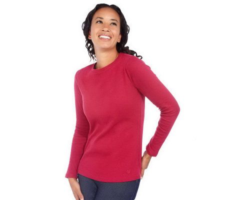 Isaac Mizrahi Live! Essentials Long Sleeve Knit Tee - A210207
