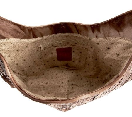 Hobo Woven Leather Entwine Hobo with Gradient Color