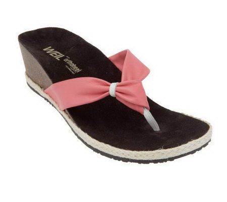 Weil By Orthaheel Calm Orthotic Wedge Sandals - A231207