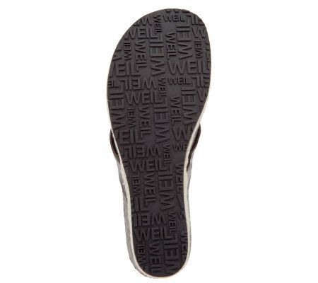 Weil By Orthaheel Calm Orthotic Wedge Sandals