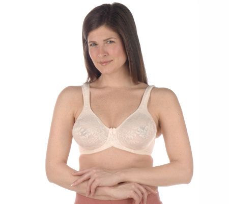 Breezies S/2 Soft Cup Signature Logo Lace Bras with UltimAir Lining