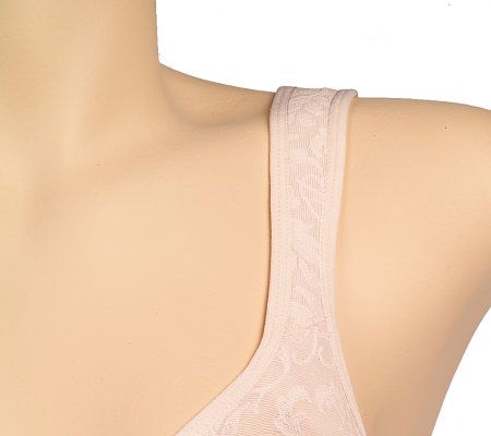Breezies S/2 Soft Cup Signature Logo Lace Bras with UltimAir Lining