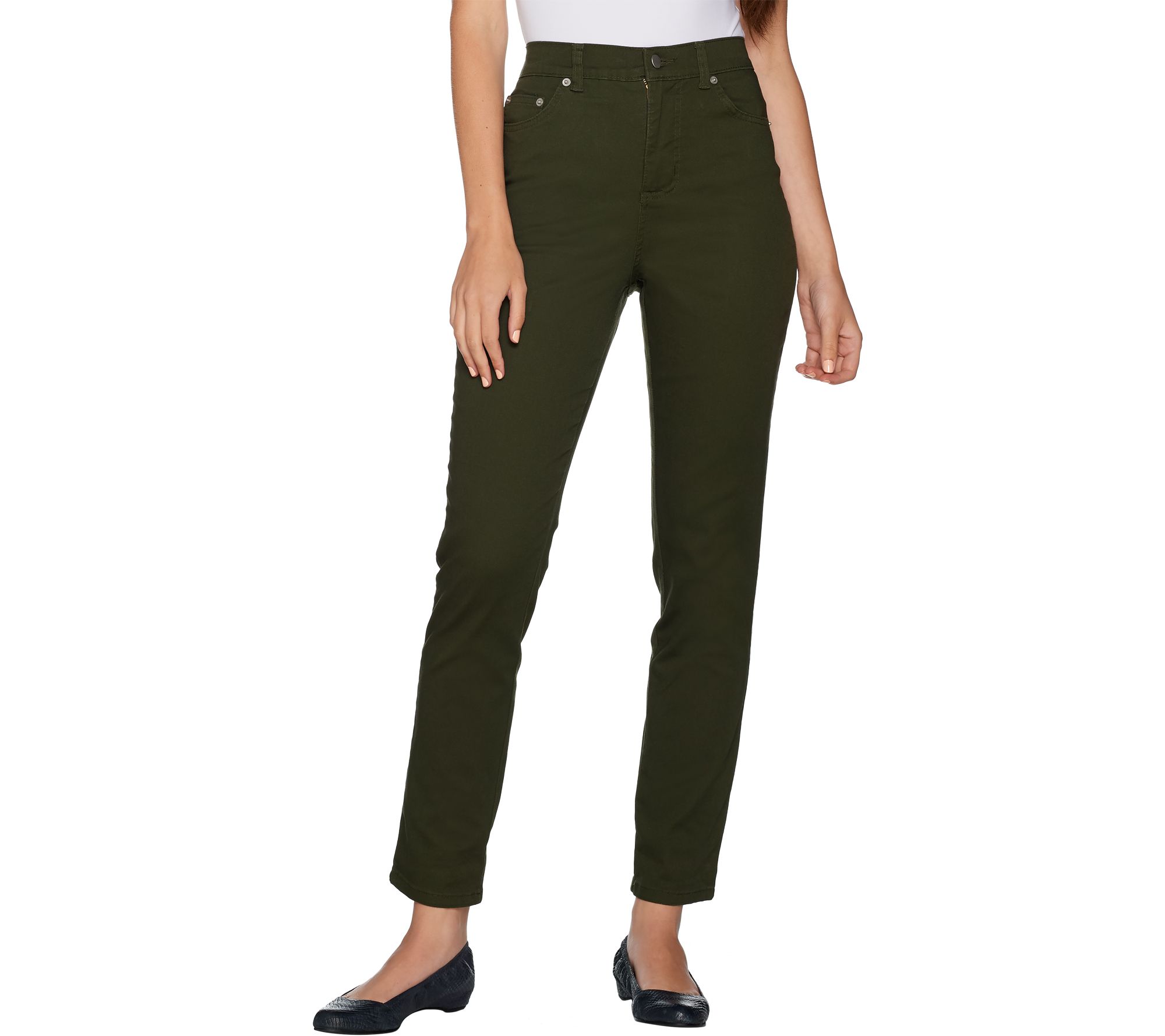 Denim & Co. Tall Classic Waist 5-Pkt Stretch Leggings - A94107