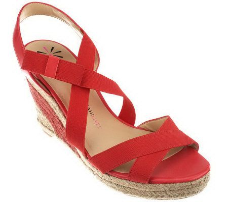 Isaac Mizrahi Live! Colorblock Braided Espadrille - A223408