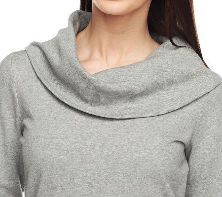 Liz Claiborne New York 3/4 Sleeve Tunic w/Pocket Detail