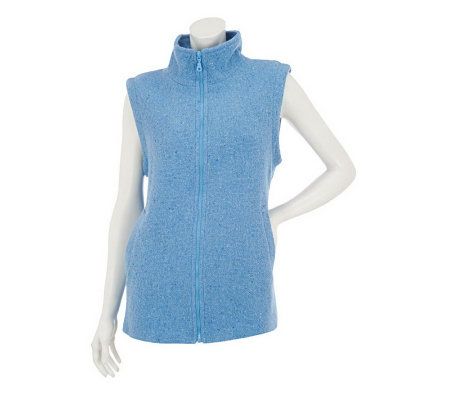 Boyne Valley Weavers Zip Front Vest - A231308