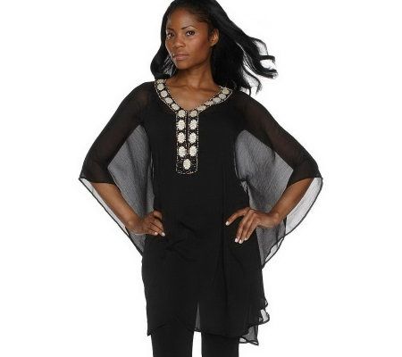 As Is SPIN_by Mitchell Gross Taos Crinkle Caftan - A232908