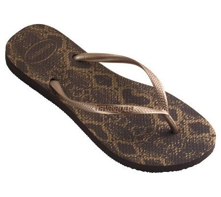Havaianas Slim Animal-Print Flip-Flops - A322008