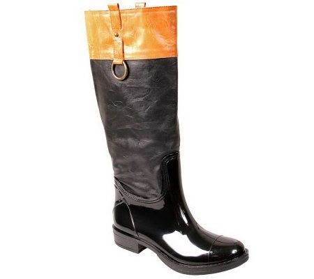 Nomad Moto Two-Tone Rain Boots - A326308