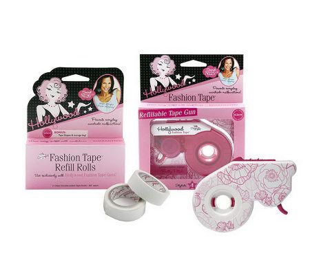Hollywood Fashion Secrets Tape Gun w/ S/2 TapeRefill Rolls - A328208