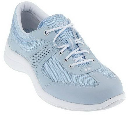 Ryka Leather &Fabric Walking Shoes with Ortholite Technology - A86608