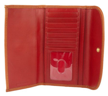 Dooney & Bourke Coated Cotton Plaid Continental Clutch