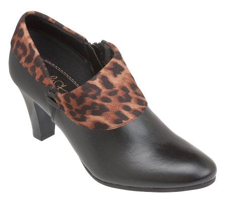 LifeStride Asymmetrical Shooties on Stacked Heel - A216809