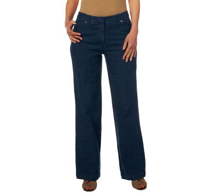 Liz Claiborne New York Jackie Denim Trouser Pants - A220809