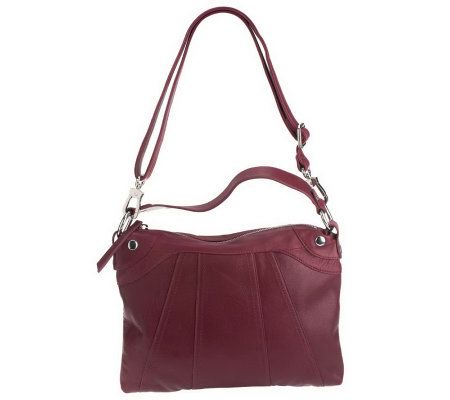 Hobo Summit Leather Upper Hand Shoulder Bag w/ Crossbody Strap - A223709