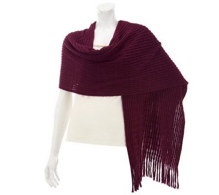 Layers by Lizden Marvelush Lattice Knit Scarf - A226409