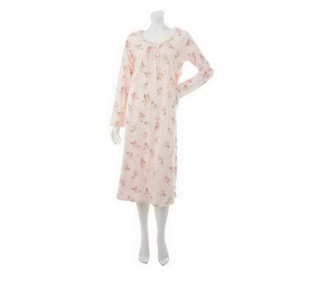 Carole Hochman Fairytale Cottage Rose Cotton Jersey 46 Gown - A227909