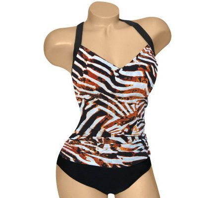 Carol Wior Kenya Shirred Front Swimsuit - A313309
