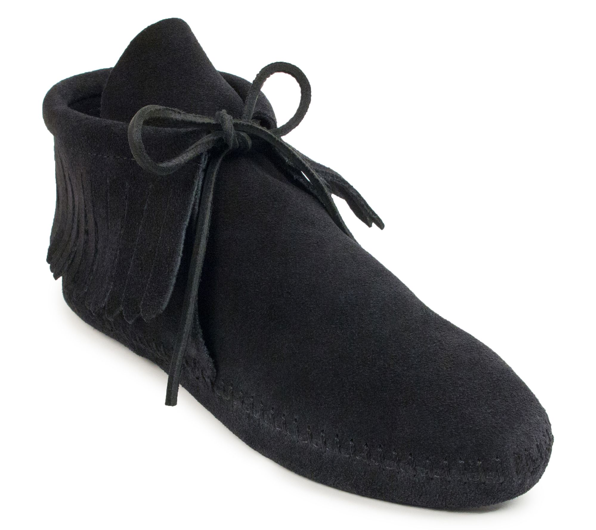Minnetonka Womens Classic Fringe Soft-sole Boots - A320109
