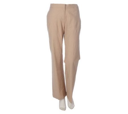 Liz Claiborne New York Hepburn Railroad Stripe Trouser Pants - A212410