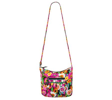 Vera Bradley Signature Print Zip Top Convertible Hobo