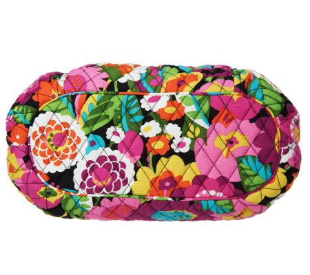 Vera Bradley Signature Print Zip Top Convertible Hobo