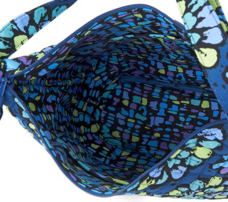 Vera Bradley Signature Print Zip Top Convertible Hobo