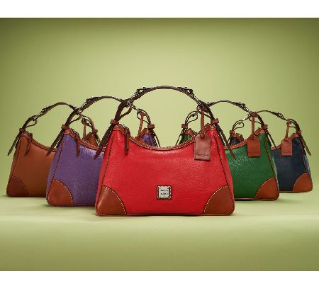 Dooney & Bourke Leather Harrison Hobo w/ Accessories