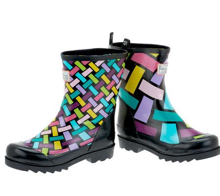 little missmatched Crazy Coordinate Wellies