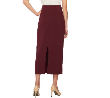 Women with Control Tummy Control Wide Waistband Long Skirt