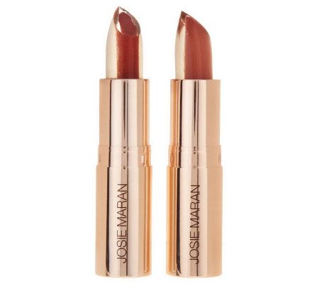 Josie Maran Argan 3-in-1 Core Color Hydrating Lipstick Duo - A228710