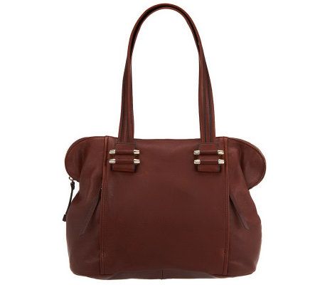 B. Makowsky Zip Top Satchel with Front Zipper Pockets - A229010