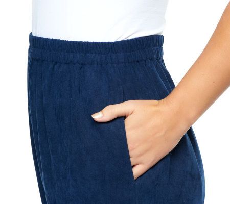 Bob Mackies Phoenix Bird Embroidered Moleskin Pants Set