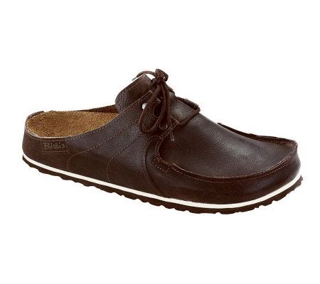 Birkis Mens Leather Super Skipper Clogs - A322510