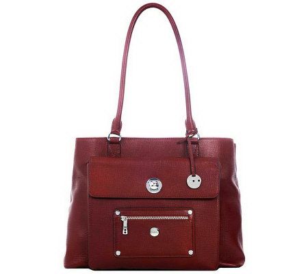 Knomo Kampala Leather Satchel - A326410