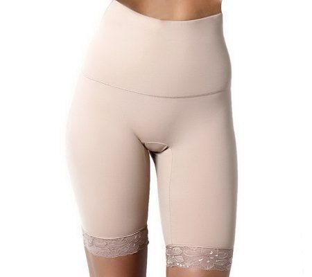 Bodyslimmers by Nancy Ganz Thigh-Posuction LaceTrimmed Short - A326510