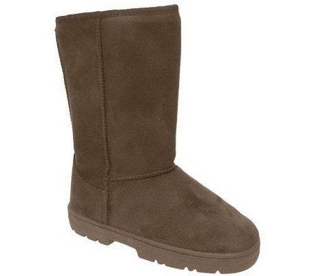 Adi Designs Womens Lug Sole Microsuede Boot - A194011