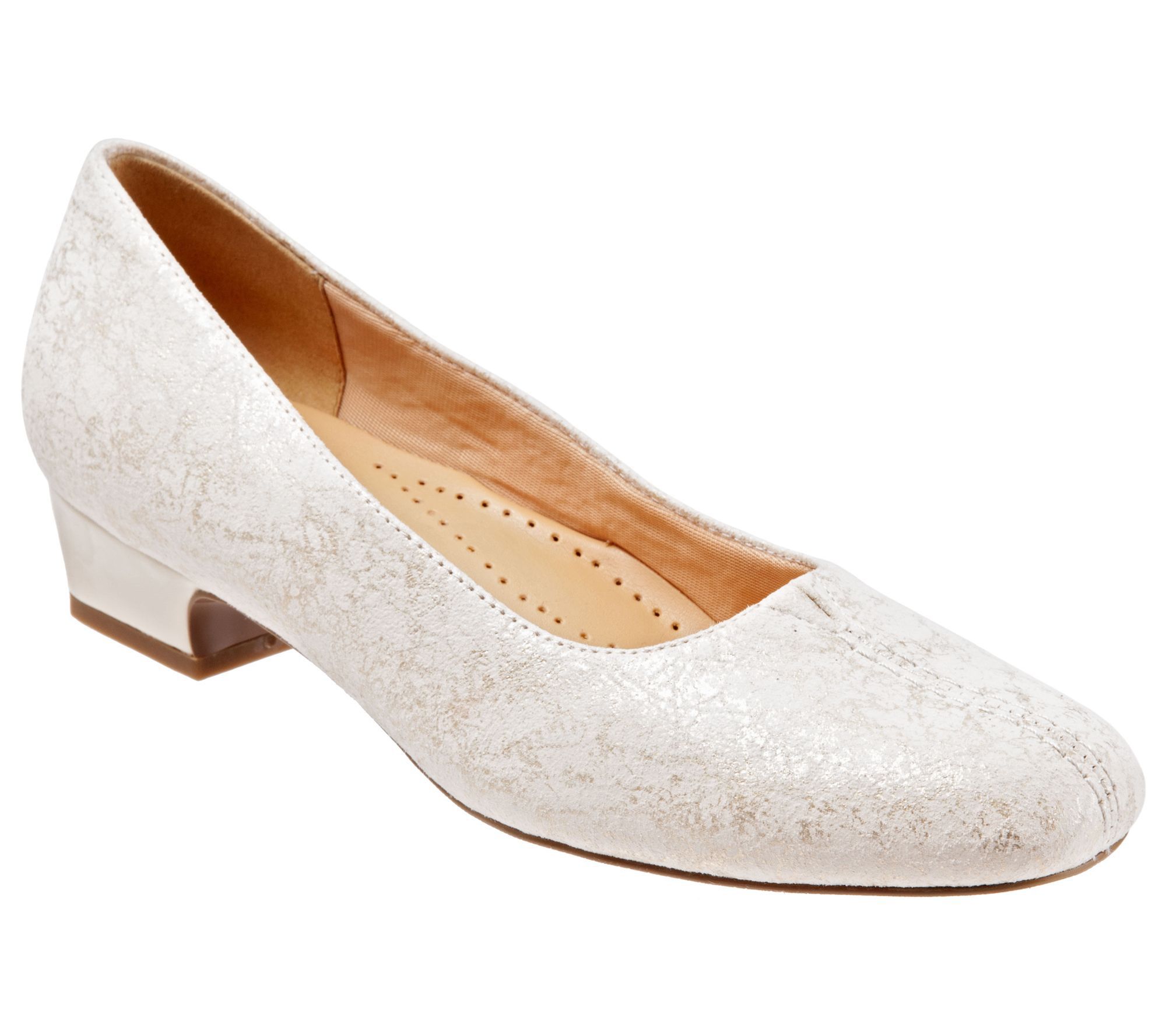 Trotters Center Goring Leather Pumps - A207411