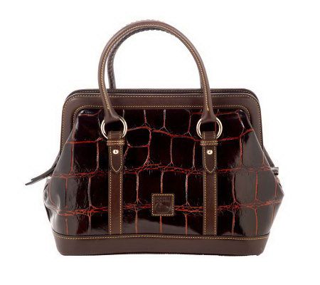 Dooney & Bourke Croco Embossed Leather Mitchell Bag - A230011