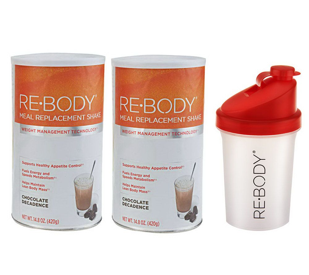 Re-Body Re-Size Set of 2 Meal Replacement Shakes Auto-Delivery - A230711