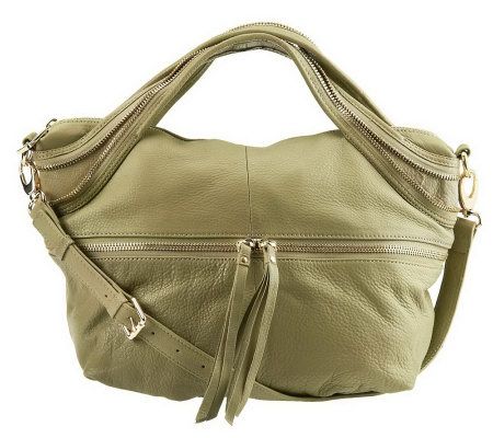 Kelsi Dagger Mackenzie Pebble Leather Convertible Satchel - A232811