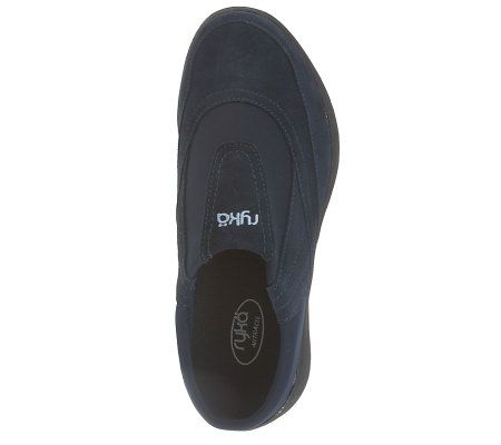 Ryka Suede & Neoprene Slip-on Comfort Clogs