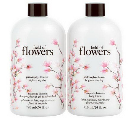 philosophy flower blossoms shower gel & body lotion duo 24 oz. - A223512