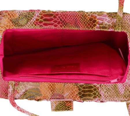 Hobo Pleated Leather Angela 2 in 1 Clutch & Shoulder Bag