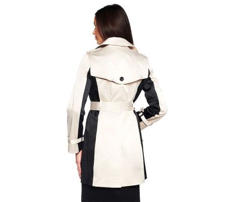Joan Rivers Illusion Trench Coat