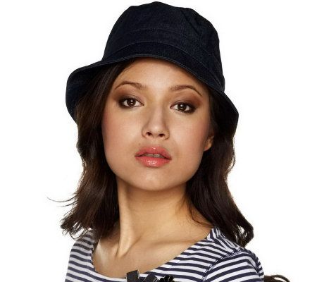 As Is Isaac Mizrahi Live! Denim Bucket Hat - A232912